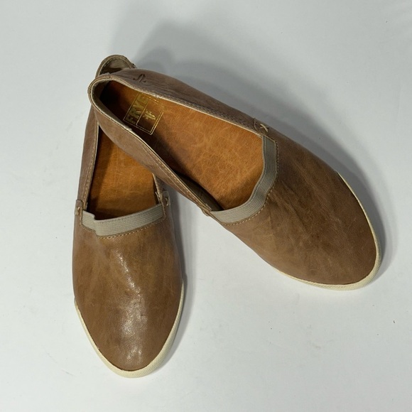 Frye womens Brown Leather Slip-On Shoes main image 5